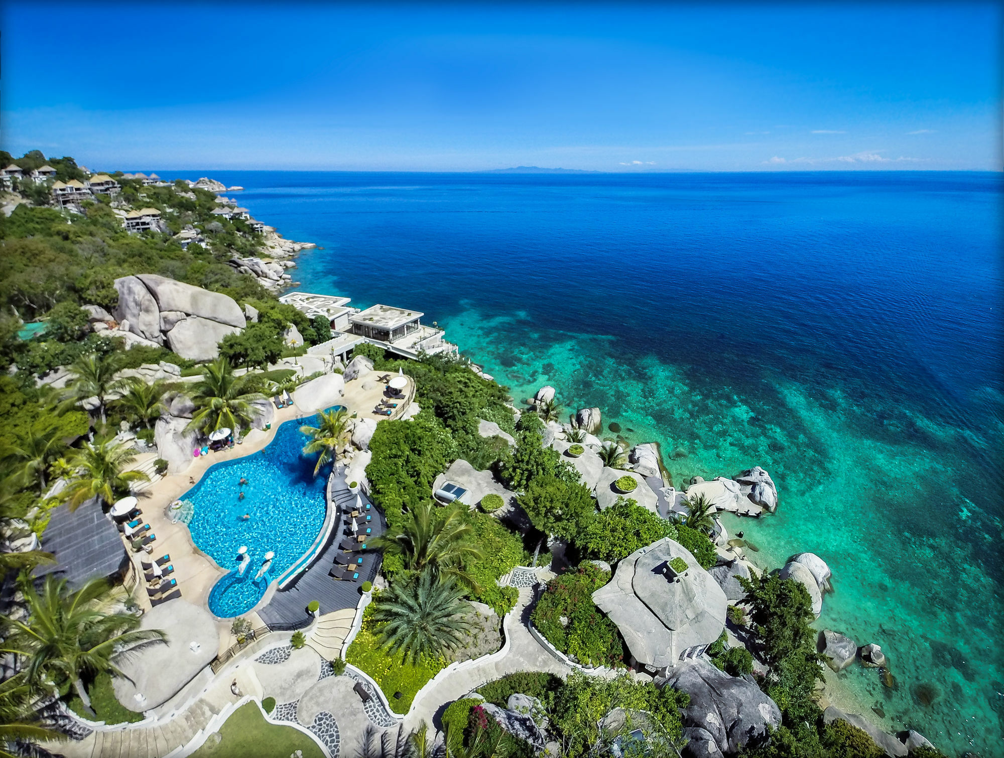 Jamahkiri Dive Resort & Spa Ko Tao Exterior foto Aerial view of the resort