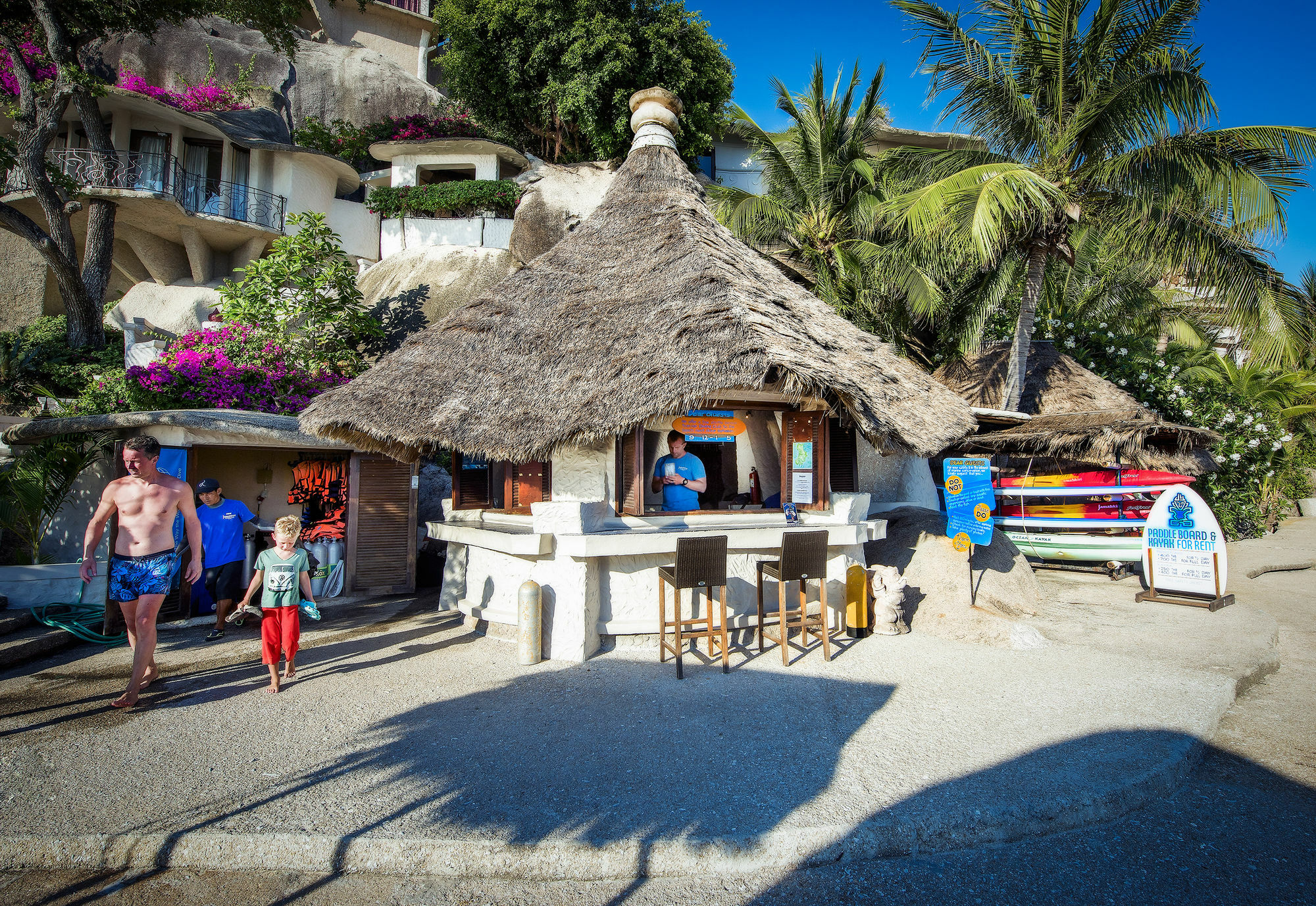 Jamahkiri Dive Resort & Spa Ko Tao Exterior foto Beach bar in San Agustinillo