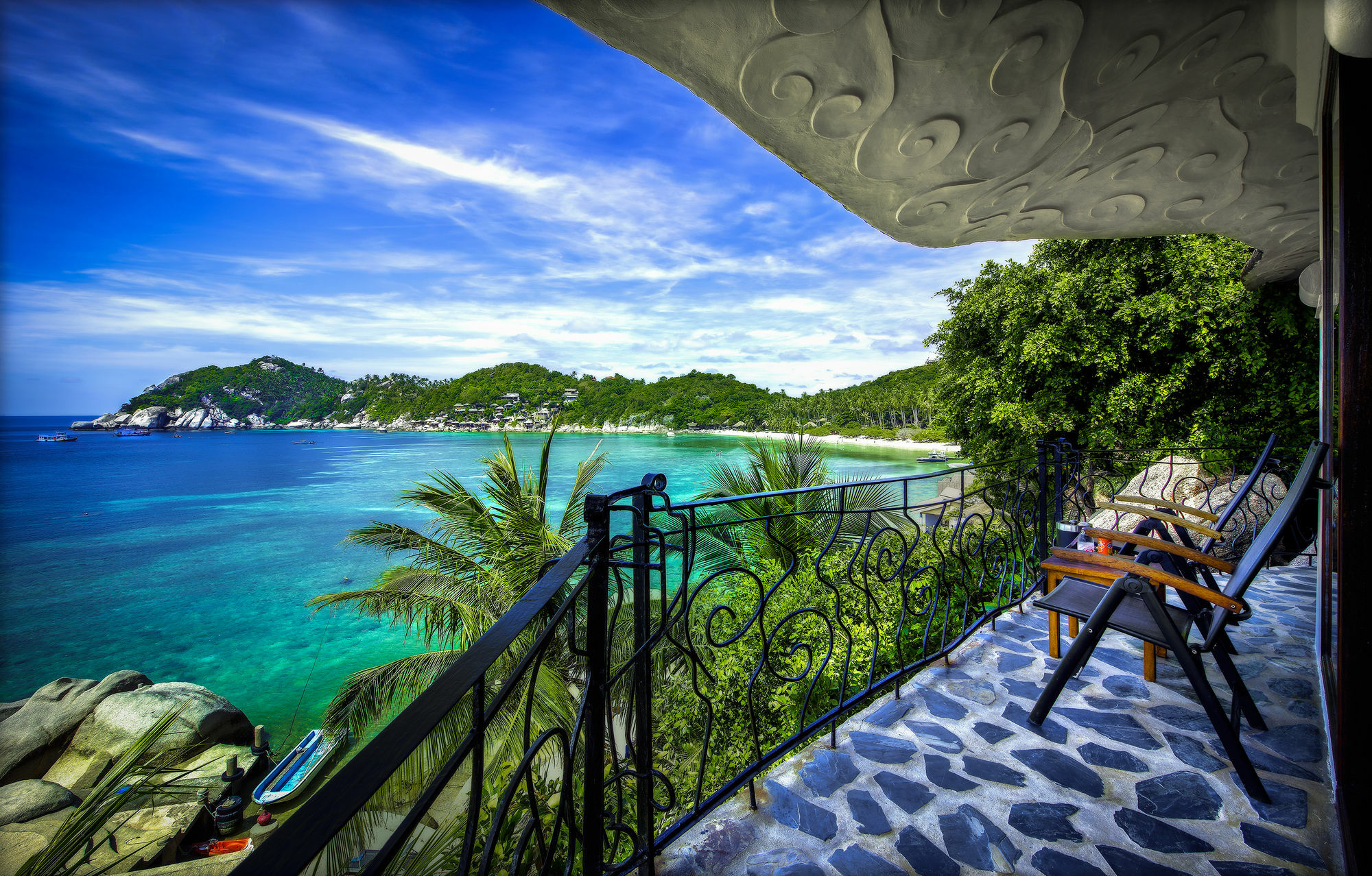 Jamahkiri Dive Resort & Spa Ko Tao Exterior foto View of the Andaman Sea from a hotel in Phuket